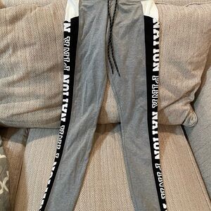 Victoria's Secret Gray and Black Kids Joggers